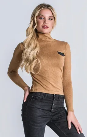 Ocre Turtleneck Jumper
