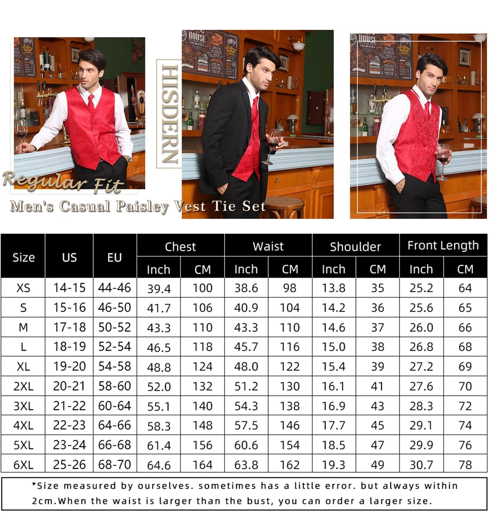 Paisley 4pc Suit Vest Set - BLUE