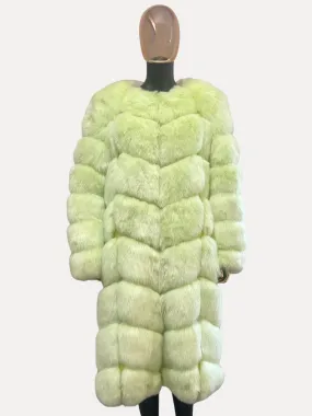 Pale Peridox Faux Fur Coat