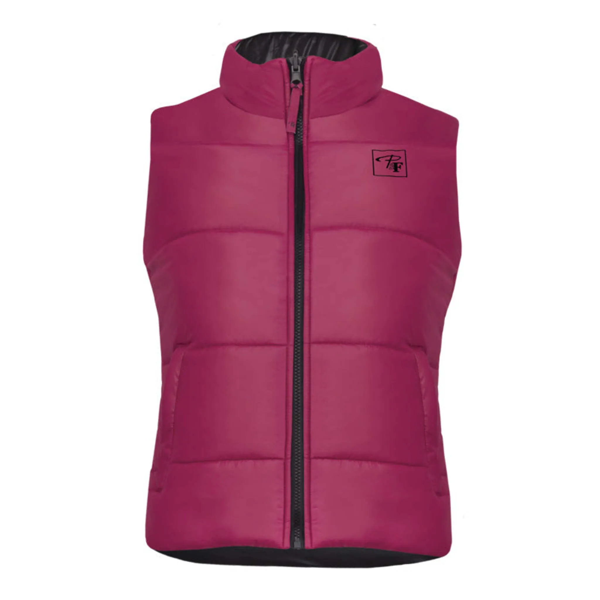 P&F Women's Work Vest PF495 - Reversible, Insulated, 100% Polyester, Side & Chest Pockets, Longer Back Cut, Durable for Outdoor Work | Sizes XS-3XL