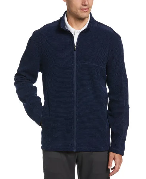 PGA Tour Mens Dura Fleece Full Zip Golf Jacket