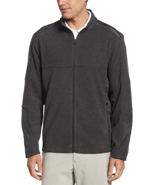 PGA Tour Mens Dura Fleece Full Zip Golf Jacket