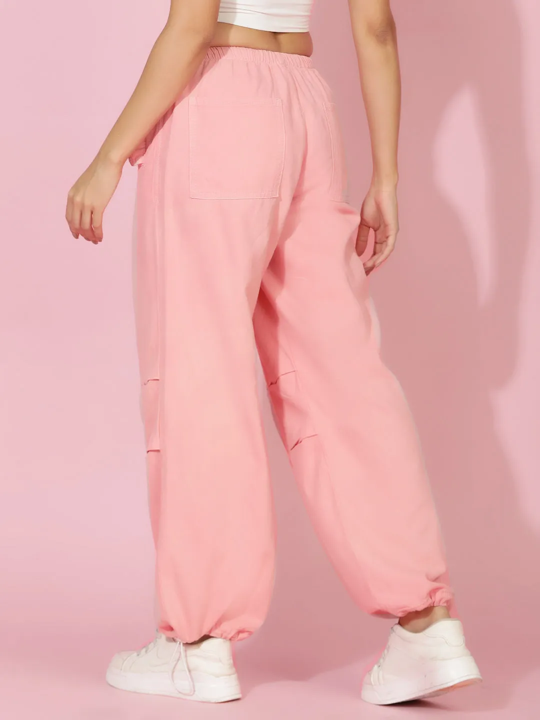 Pink Relaxed Fit joggers