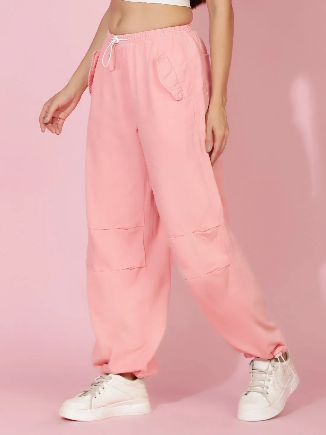 Pink Relaxed Fit joggers