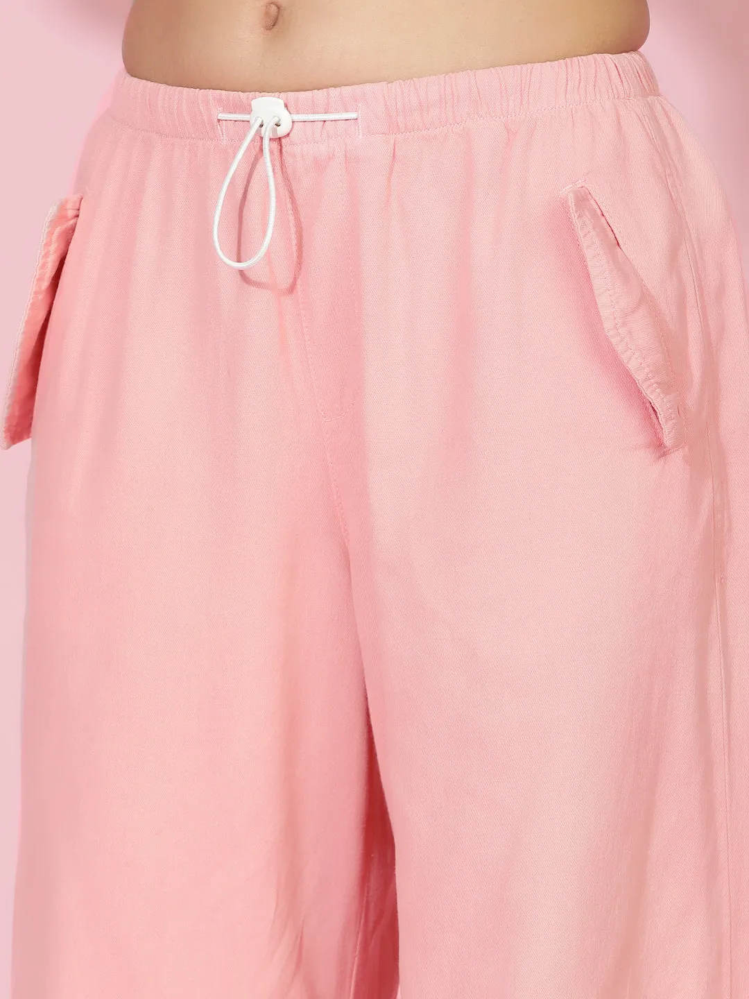 Pink Relaxed Fit joggers