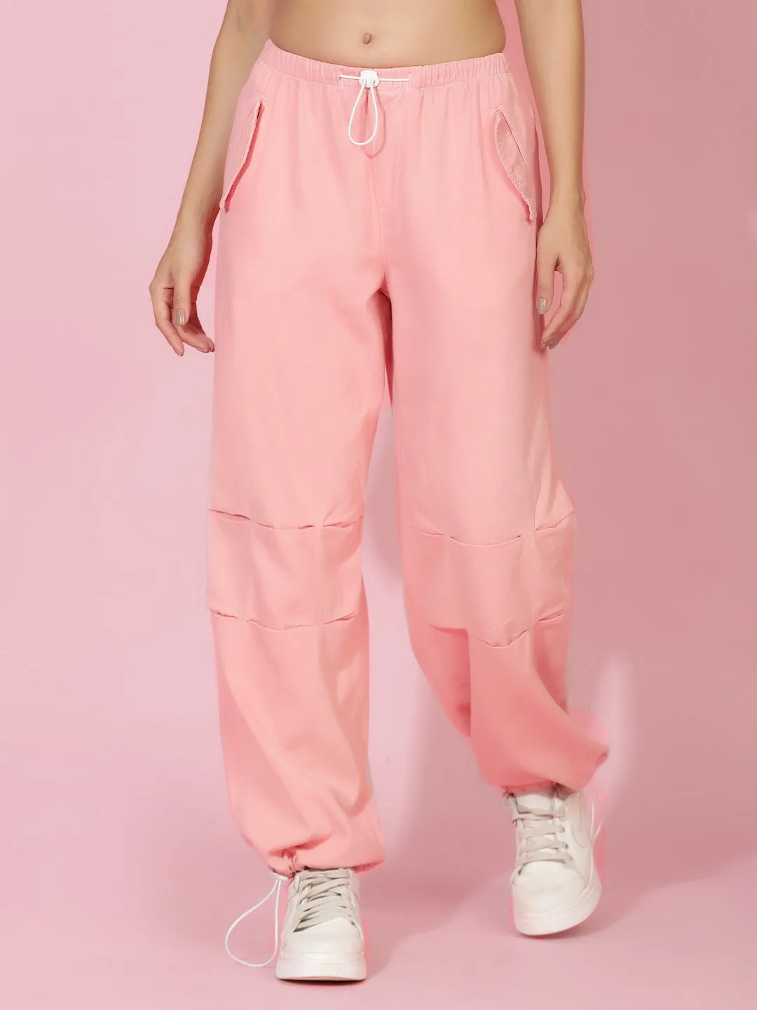 Pink Relaxed Fit joggers
