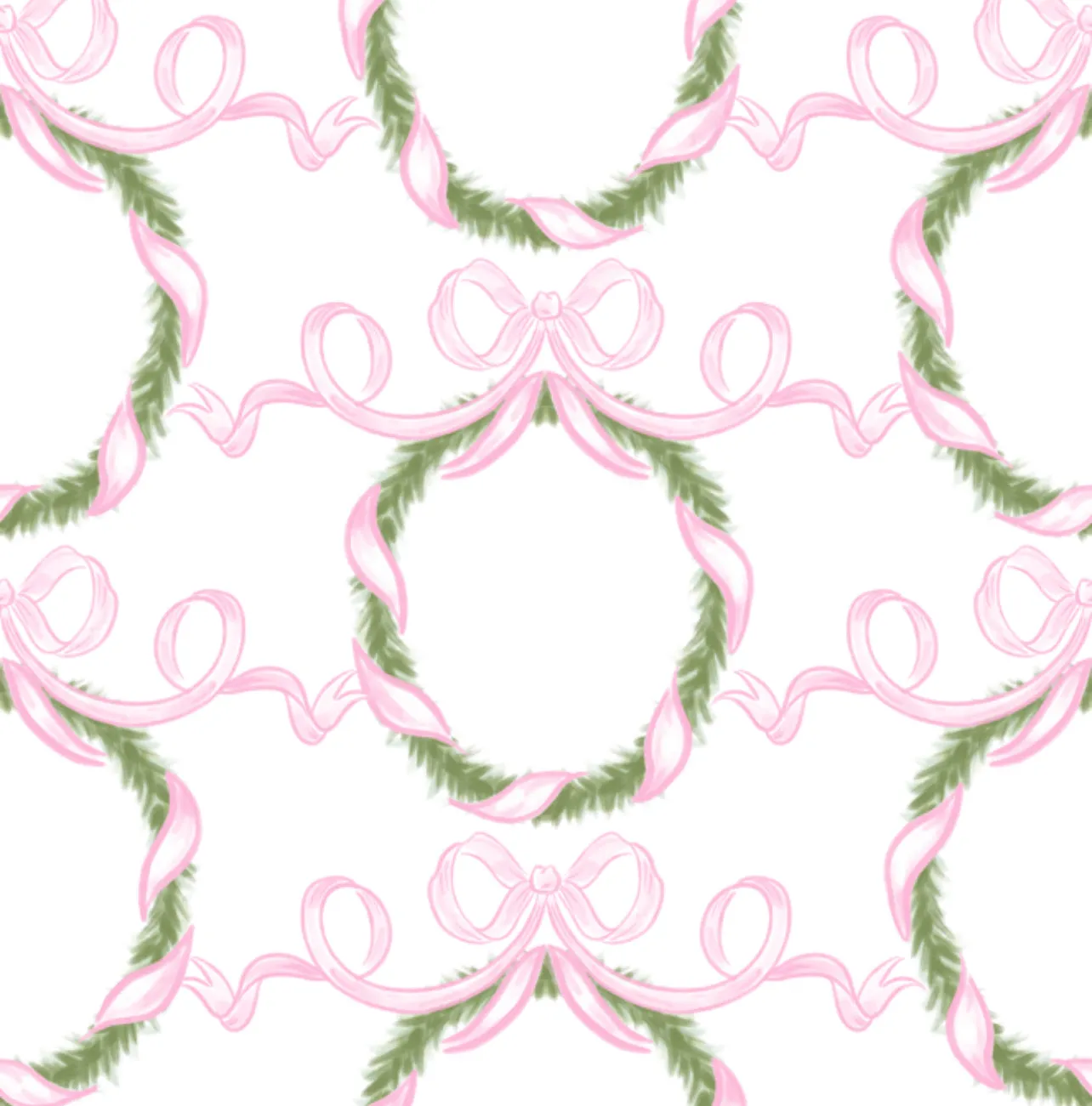 Pink Wreath Tally Turtleneck