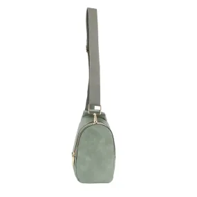 Plain Chic Zipper Sling Bag