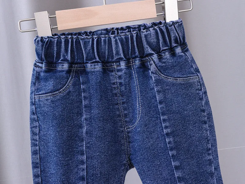 Polka Dot Bow Jeans
