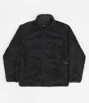 Pop Trading Company Plada Fleece Jacket - Charcoal