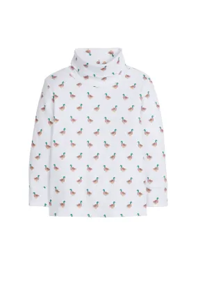 Printed Turtleneck - Mallard
