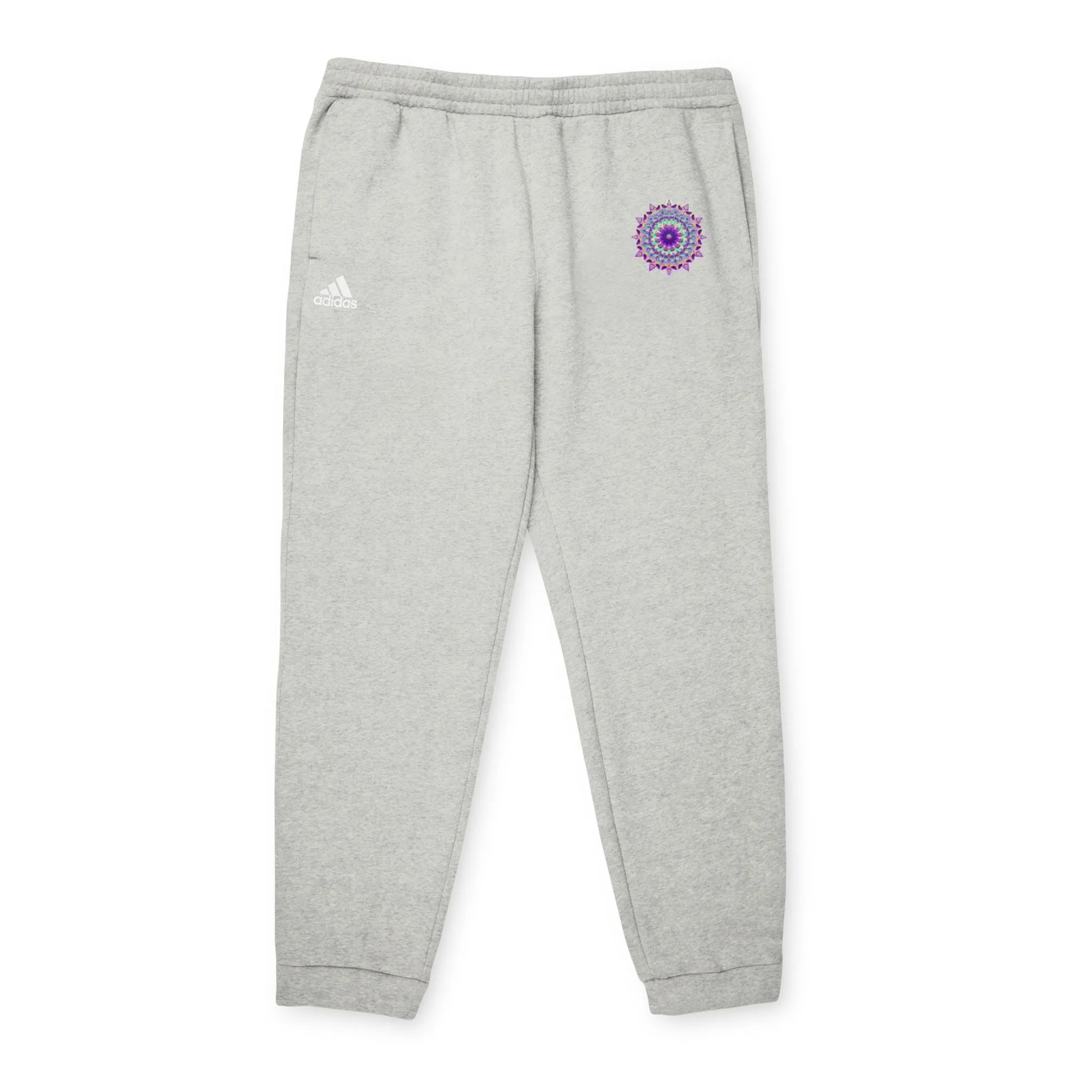 Purple Mandala Adidas Fleece Joggers