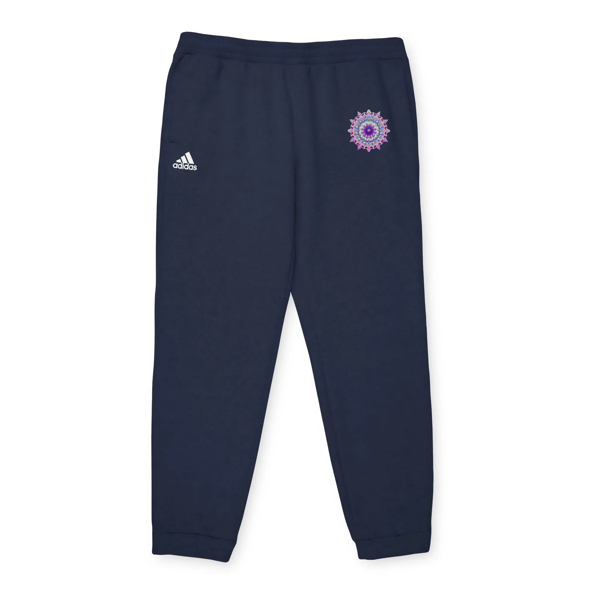 Purple Mandala Adidas Fleece Joggers