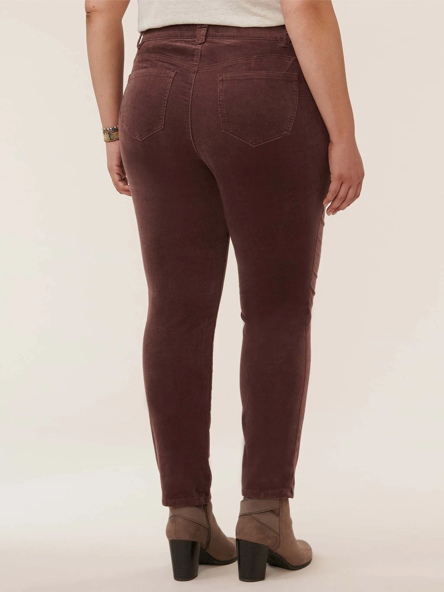 "Ab"solution® Corduroy Straight Leg Plus Pants
