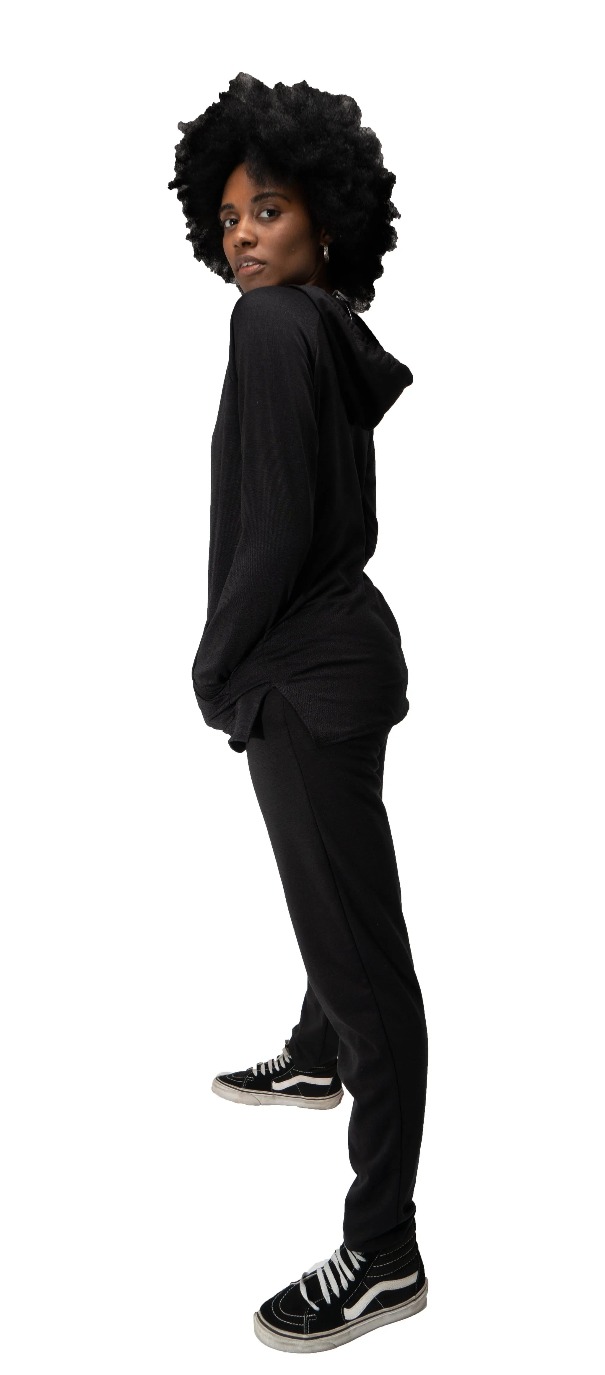READY, SET, GO Women's Black Joggers Workout Yoga Sweatpants