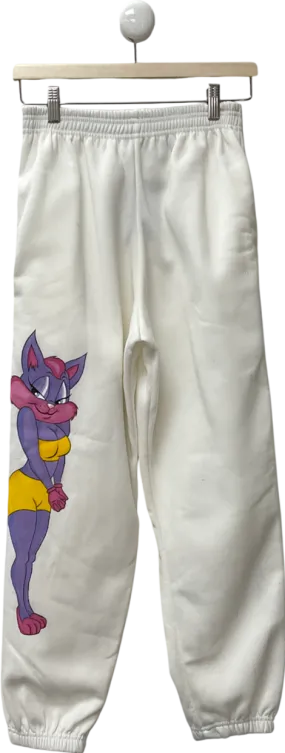 Rebellious White Joggers UK XS/S