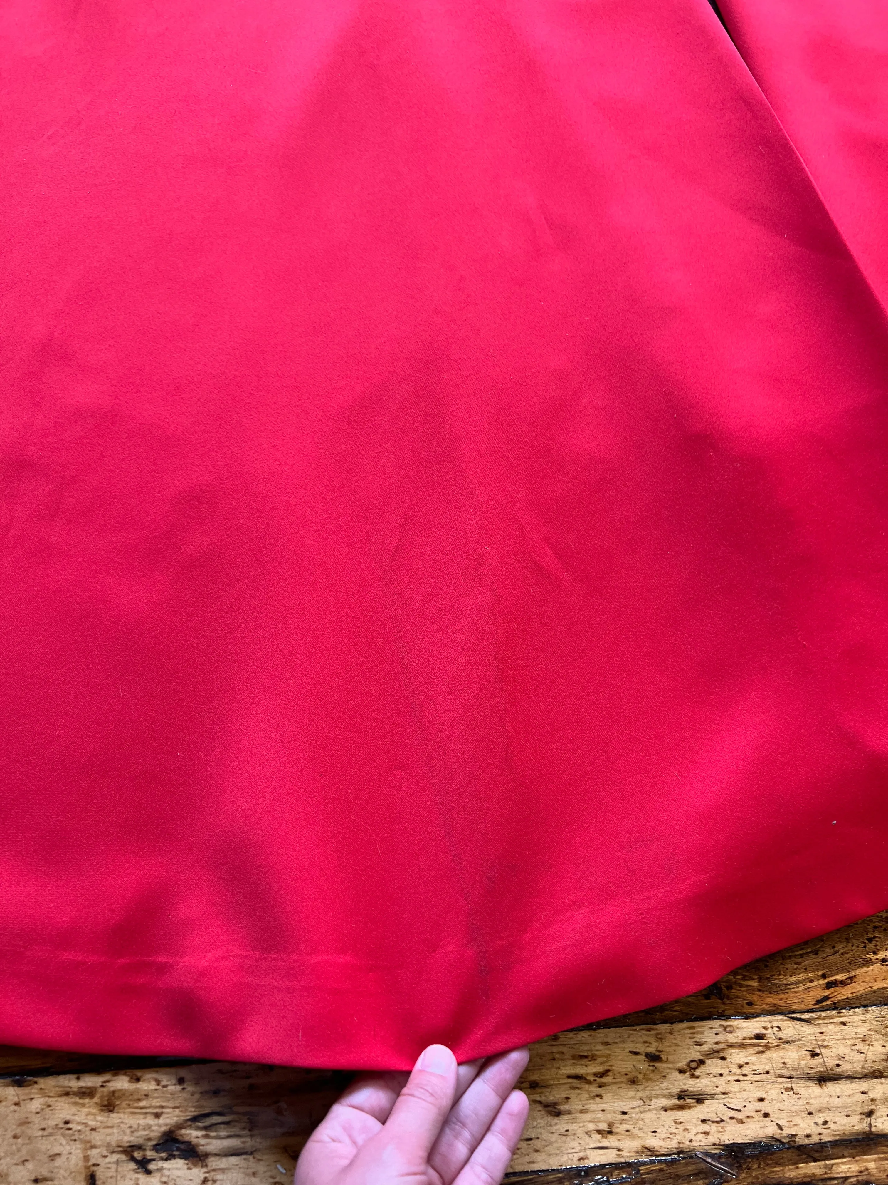 Red Evening Coat | Victor Costa
