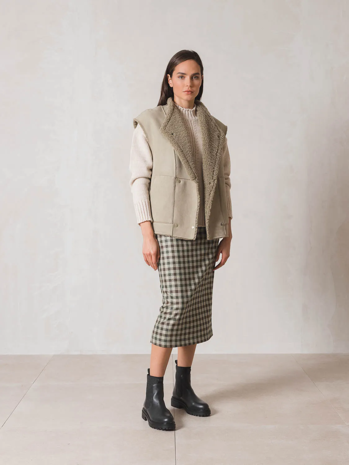 Reversible Oversize Vest