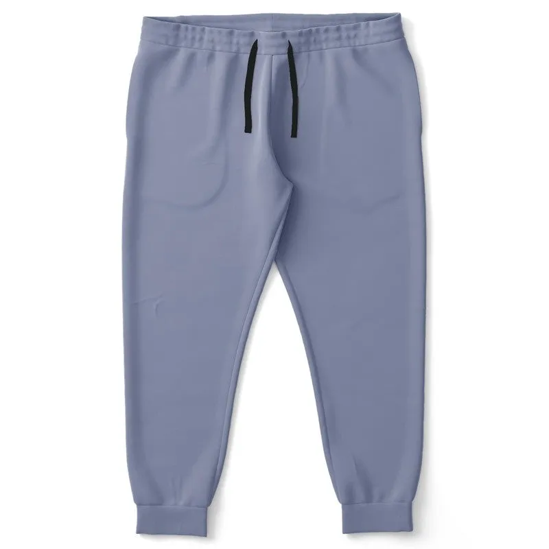 Shaded Pale Pastel Blue Gray Joggers | Unisex | with PLUS sizes | C30M22Y0K30