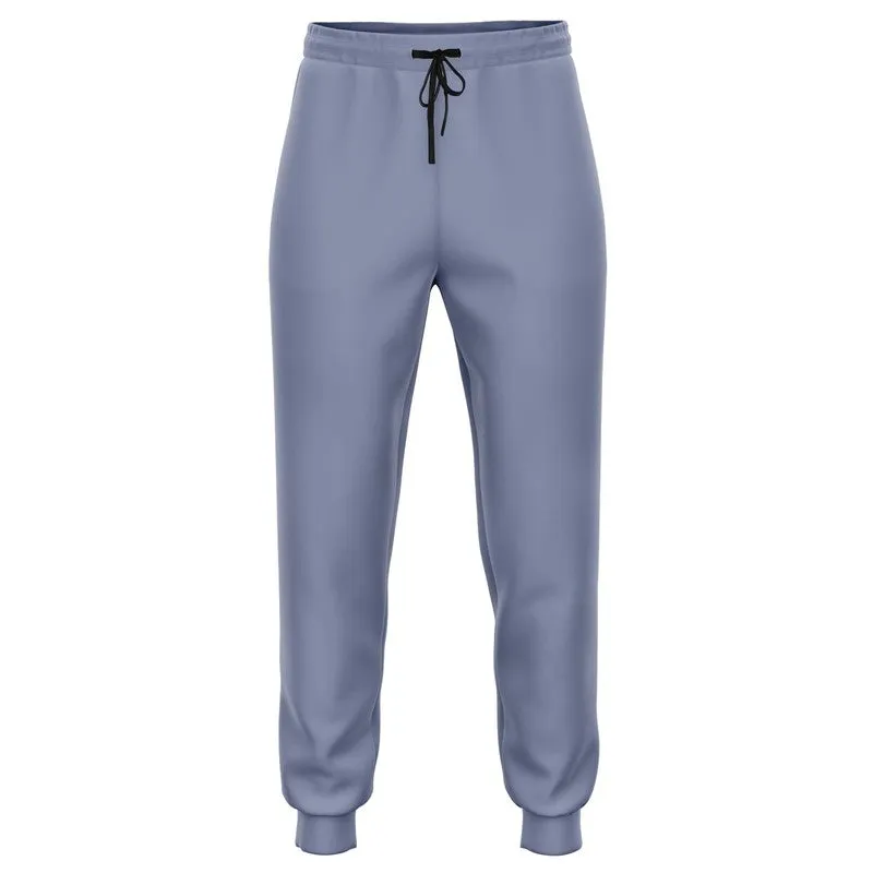 Shaded Pale Pastel Blue Gray Joggers | Unisex | with PLUS sizes | C30M22Y0K30