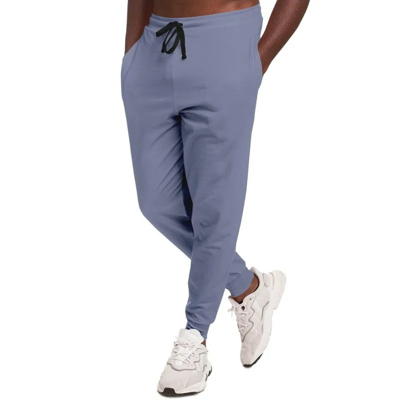 Shaded Pale Pastel Blue Gray Joggers | Unisex | with PLUS sizes | C30M22Y0K30