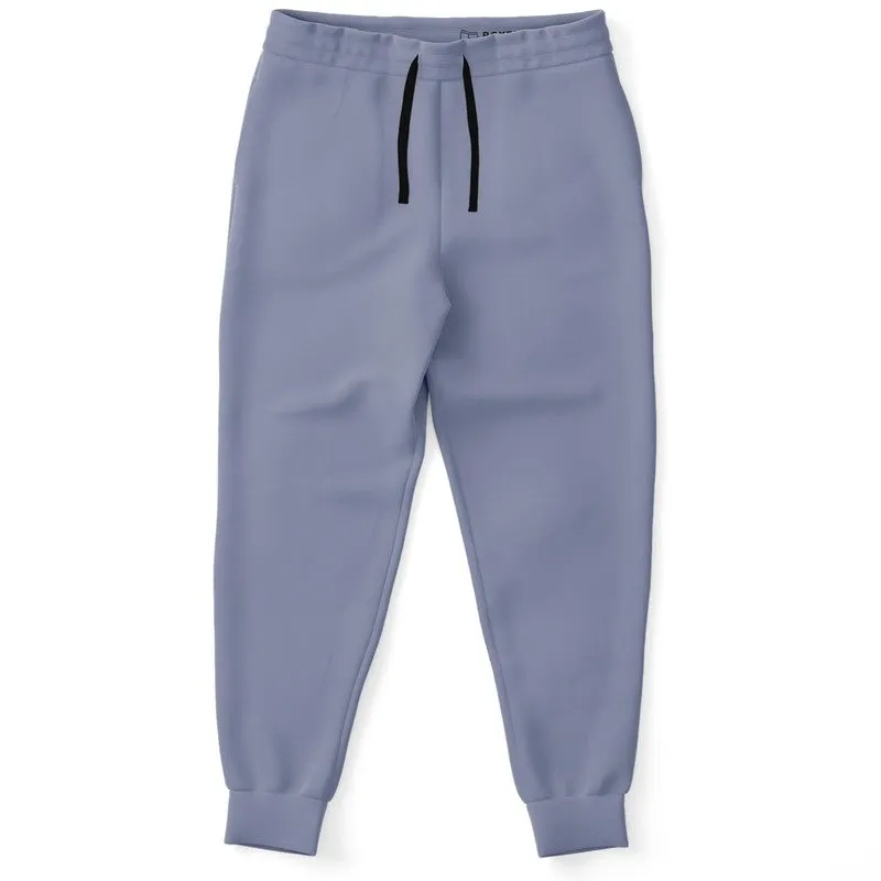 Shaded Pale Pastel Blue Gray Joggers | Unisex | with PLUS sizes | C30M22Y0K30