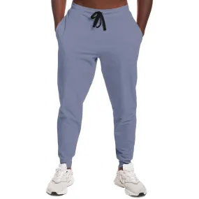 Shaded Pale Pastel Blue Gray Joggers | Unisex | with PLUS sizes | C30M22Y0K30