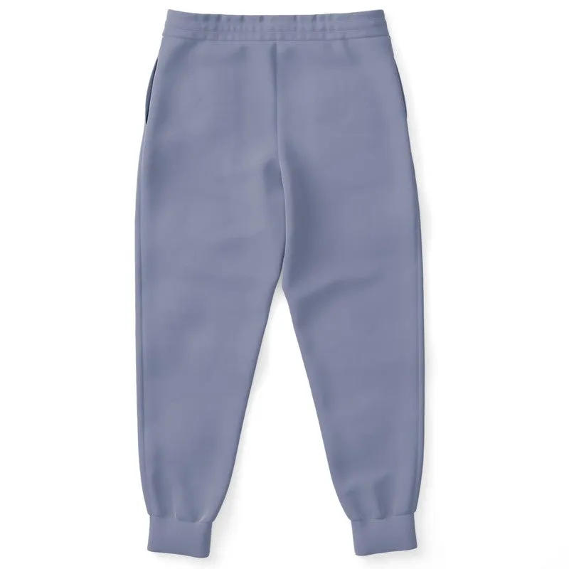Shaded Pale Pastel Blue Gray Joggers | Unisex | with PLUS sizes | C30M22Y0K30