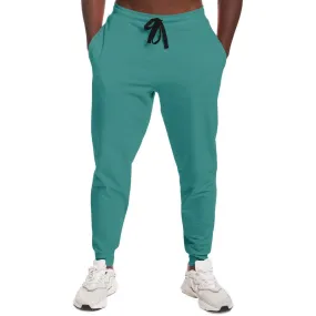 Shaded Pastel Blue-Green Joggers | Unisex | with PLUS sizes | C60M0Y30K30