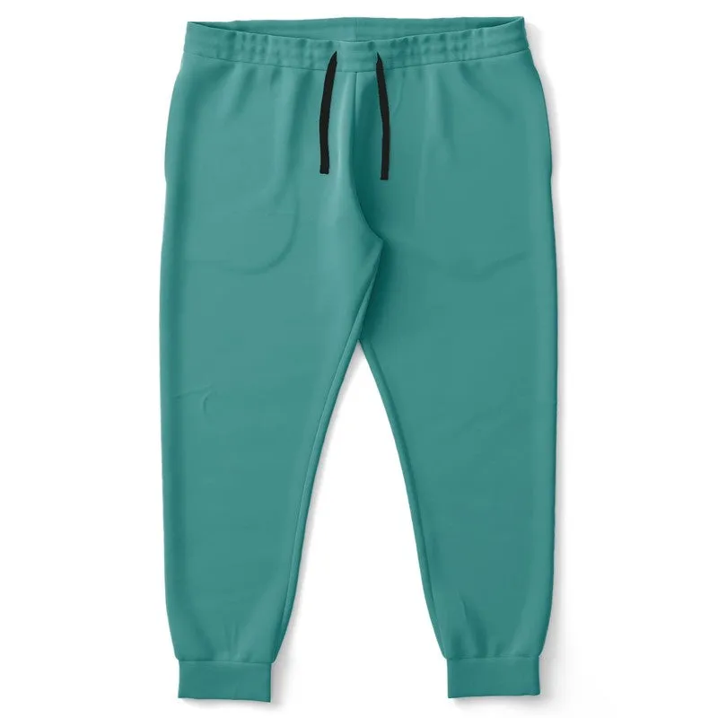 Shaded Pastel Blue-Green Joggers | Unisex | with PLUS sizes | C60M0Y30K30
