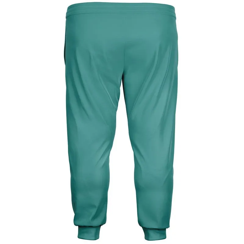 Shaded Pastel Blue-Green Joggers | Unisex | with PLUS sizes | C60M0Y30K30