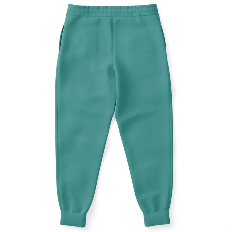 Shaded Pastel Blue-Green Joggers | Unisex | with PLUS sizes | C60M0Y30K30