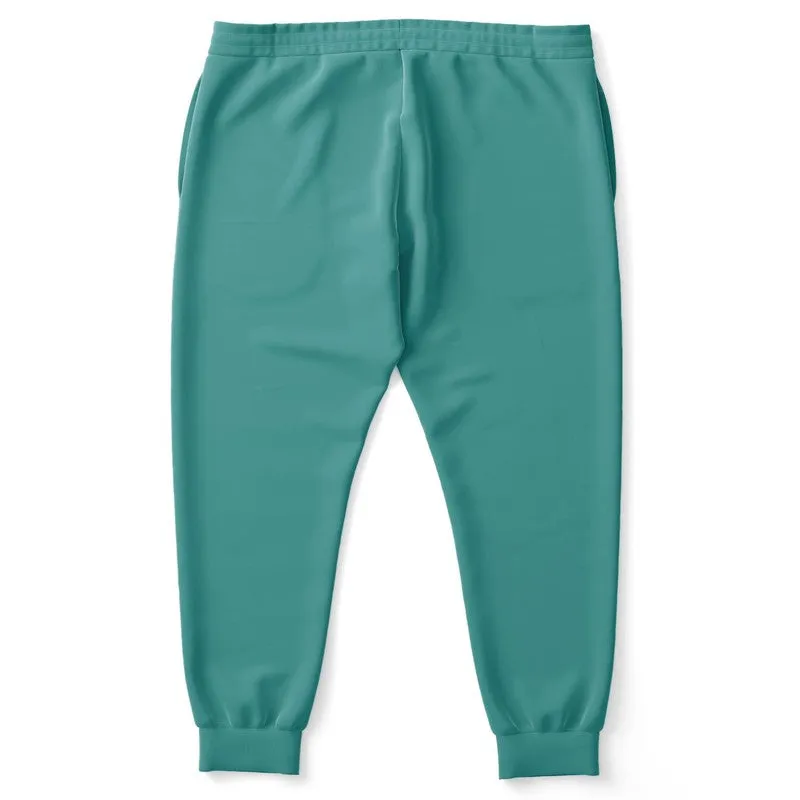 Shaded Pastel Blue-Green Joggers | Unisex | with PLUS sizes | C60M0Y30K30