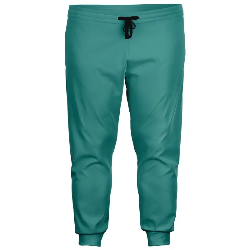 Shaded Pastel Blue-Green Joggers | Unisex | with PLUS sizes | C60M0Y30K30