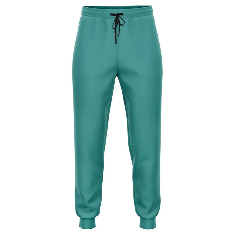 Shaded Pastel Blue-Green Joggers | Unisex | with PLUS sizes | C60M0Y30K30