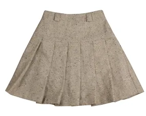 skirt tweed pleated - grey