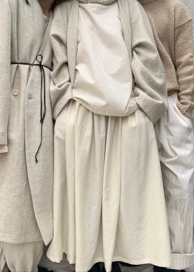 SKYE Skirt | Natural Wool