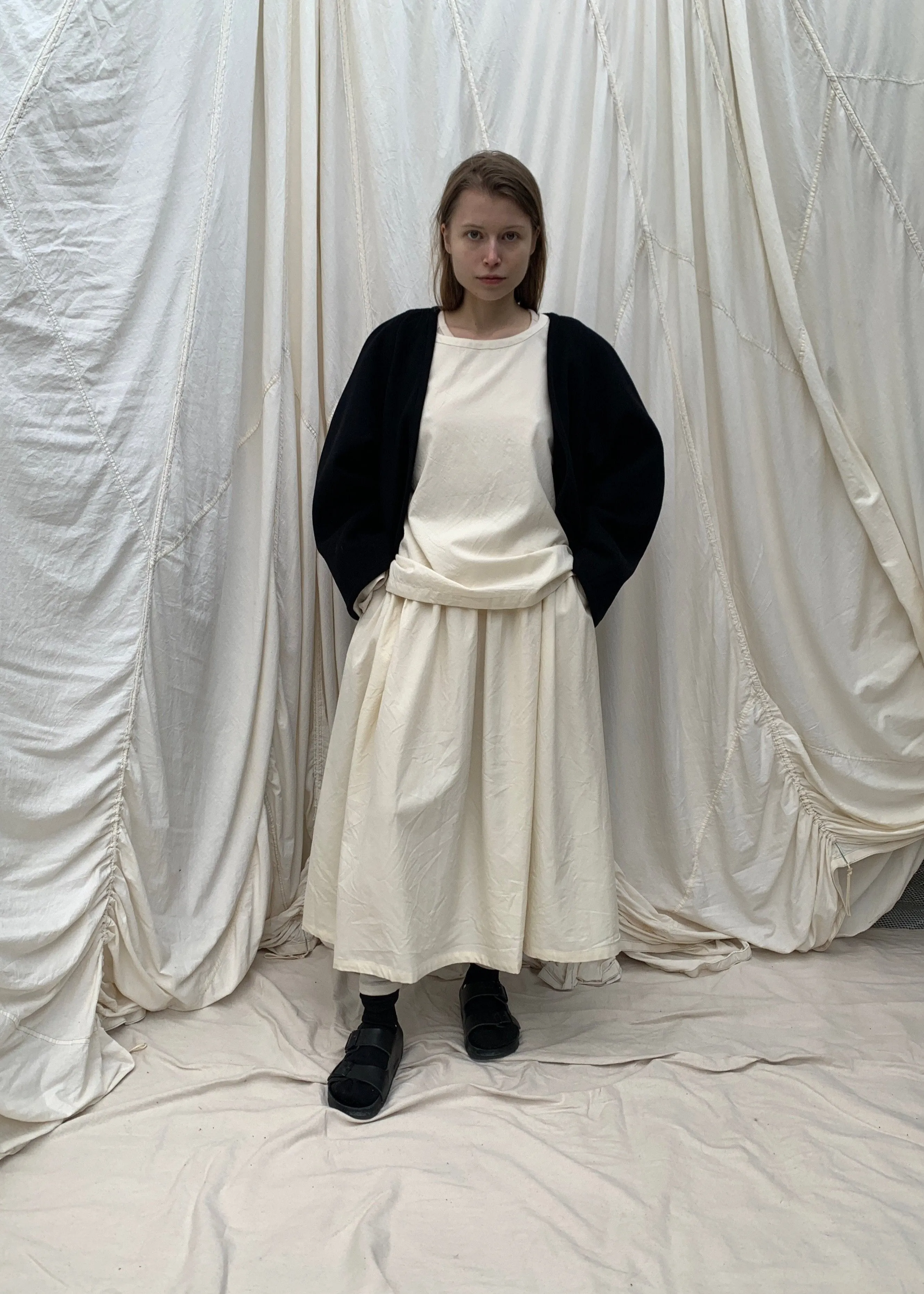 SKYE Skirt | Natural Wool