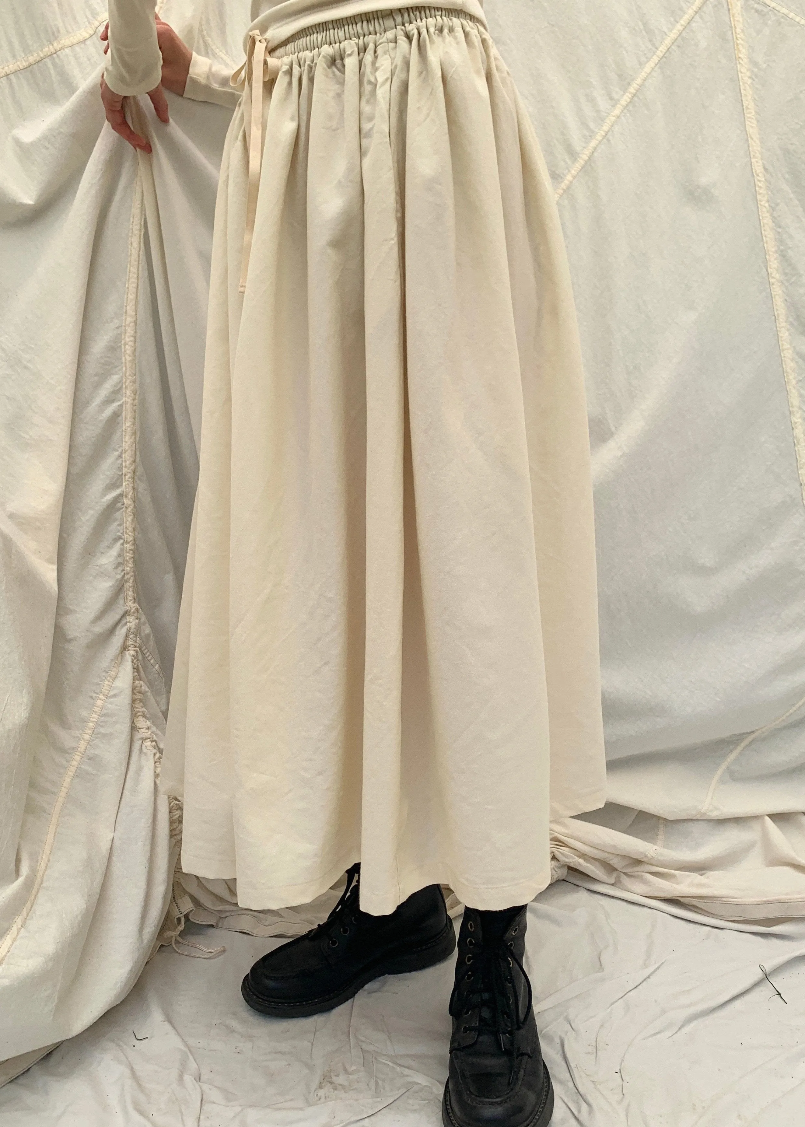 SKYE Skirt | Natural Wool