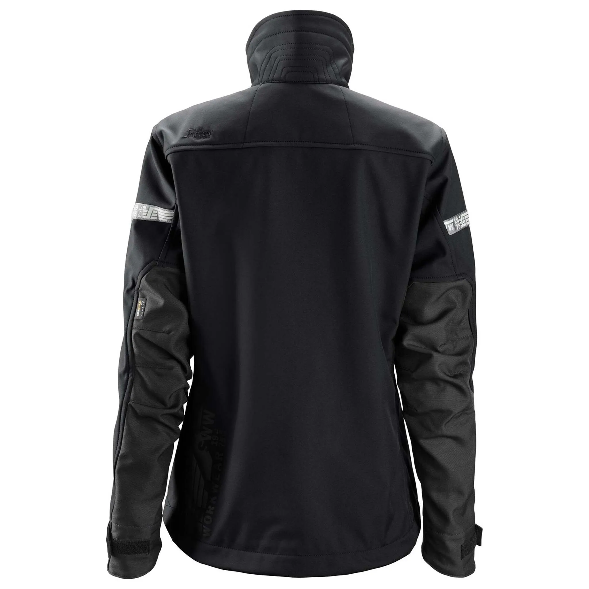 Snickers Workwear Woman's Softshell Work Jacket AllroundWork Fleece Lined Reflective Sizes XS-2XL