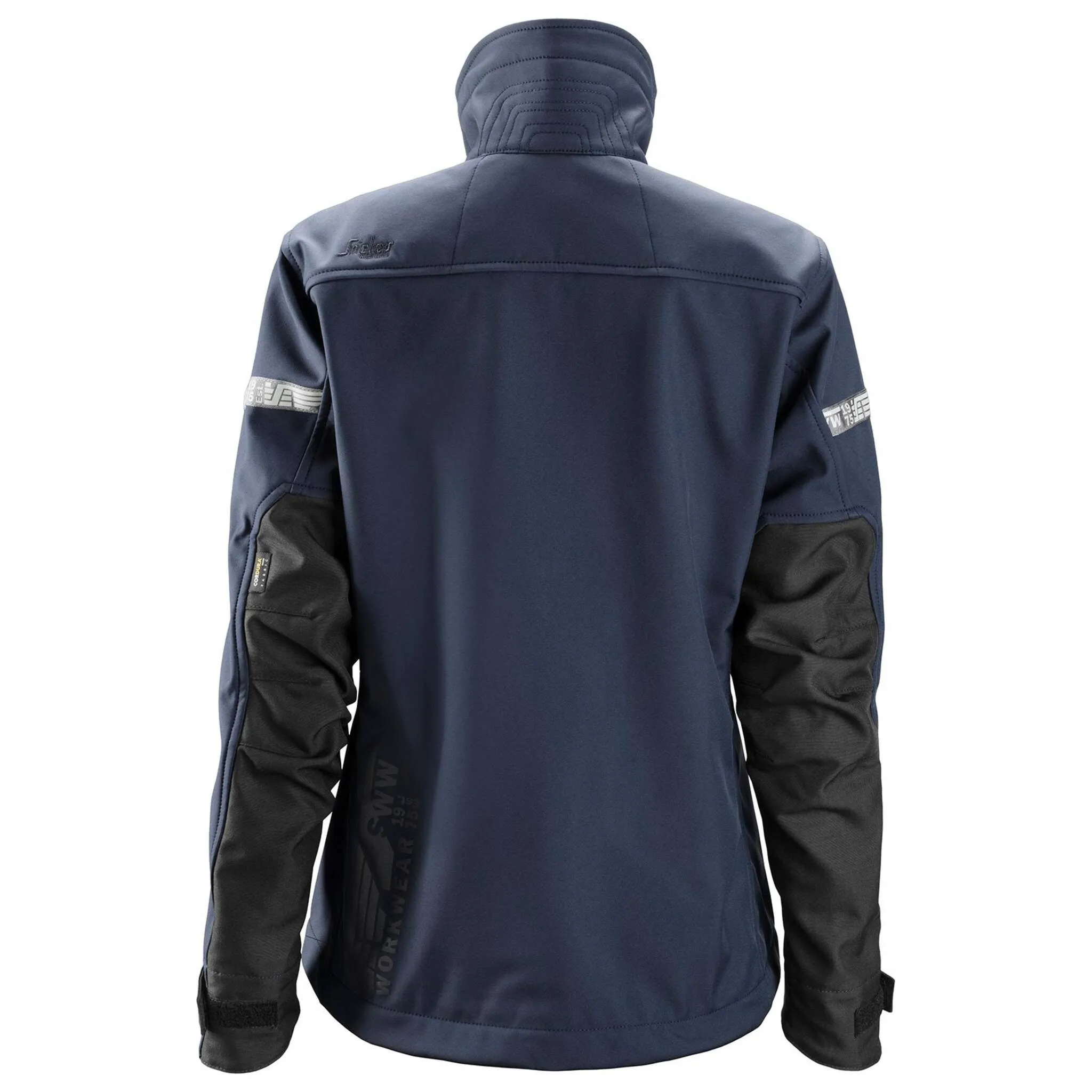 Snickers Workwear Woman's Softshell Work Jacket AllroundWork Fleece Lined Reflective Sizes XS-2XL