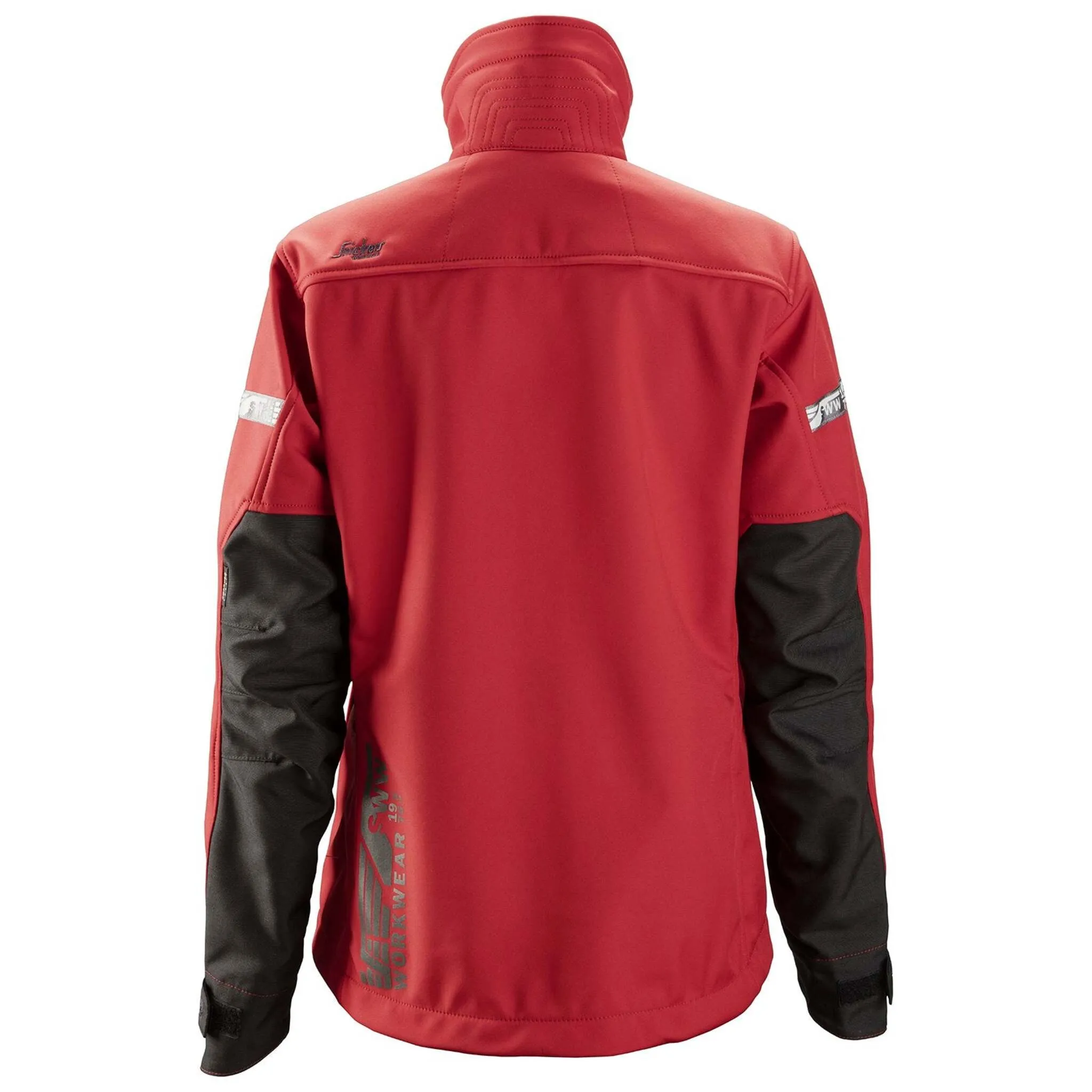 Snickers Workwear Woman's Softshell Work Jacket AllroundWork Fleece Lined Reflective Sizes XS-2XL
