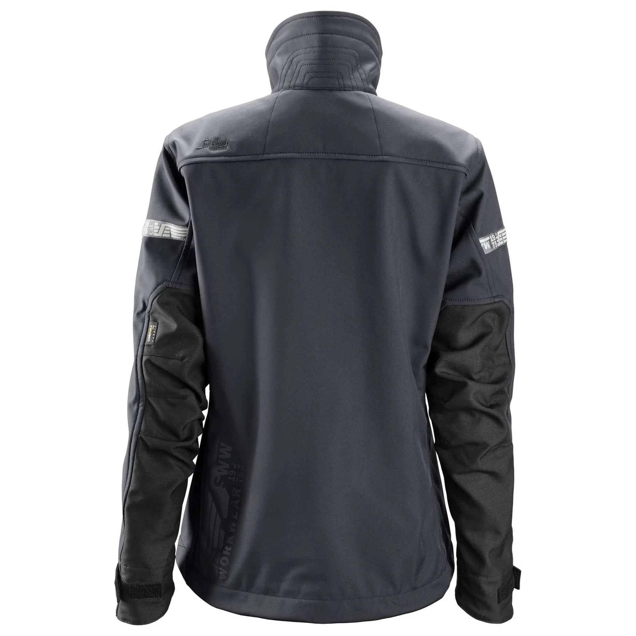 Snickers Workwear Woman's Softshell Work Jacket AllroundWork Fleece Lined Reflective Sizes XS-2XL