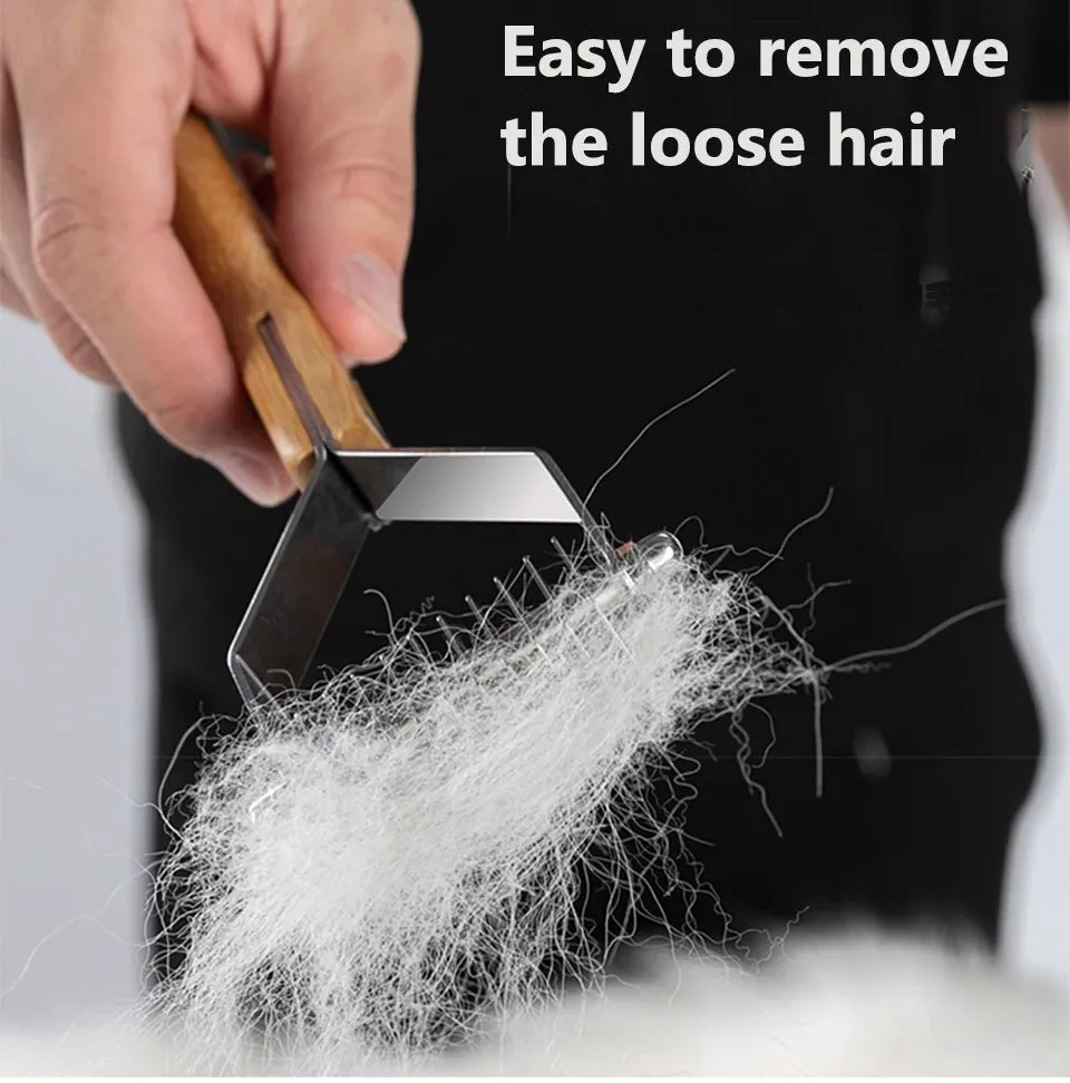 Stainless Steel Deshedding Brush and Dematting Comb
