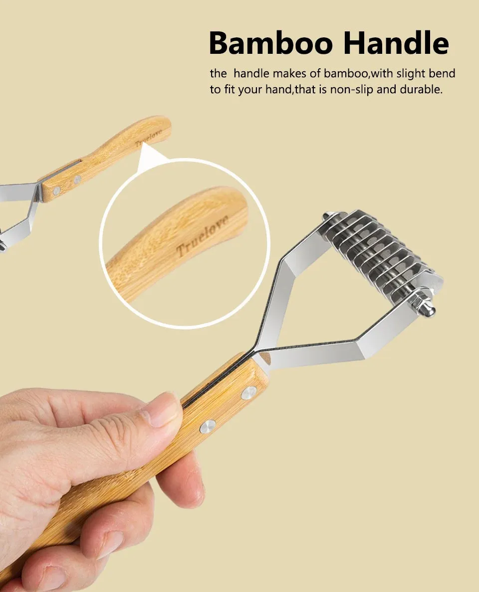 Stainless Steel Deshedding Brush and Dematting Comb