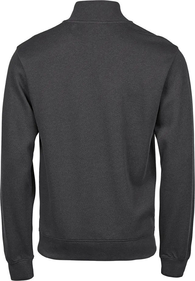 Tee Jays Men's Interlock Half Zip Sweatshirt | Heavyweight Cotton Blend | 3 Colours | S-3XL