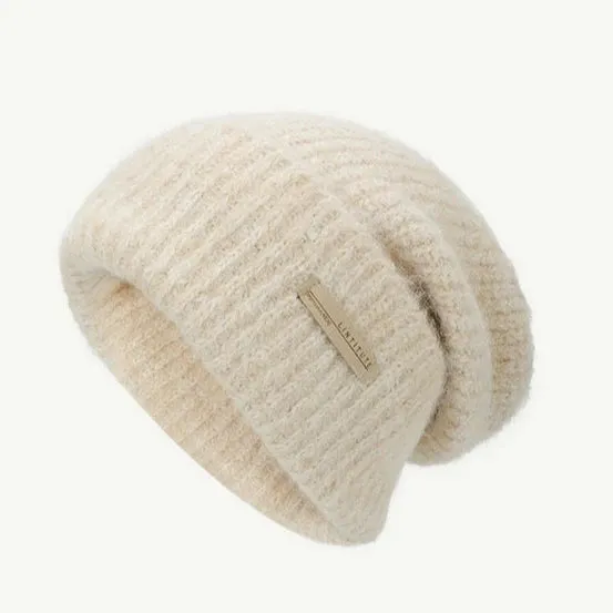 Thickened Knitted Woolen Hat for Women
