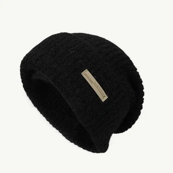 Thickened Knitted Woolen Hat for Women