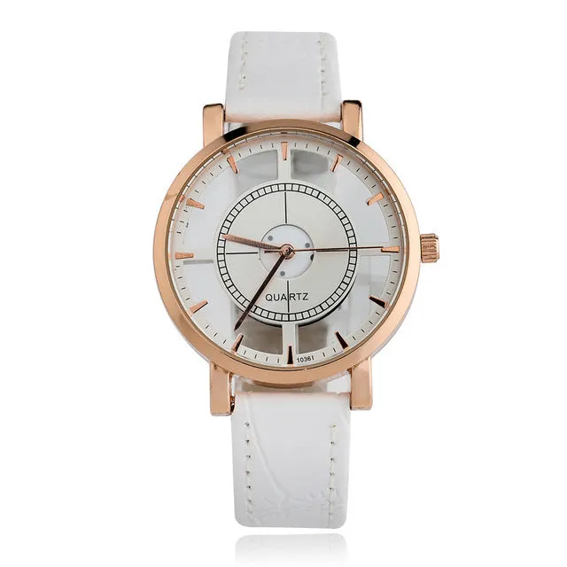 Unique Style Double Hollow Wristwatch