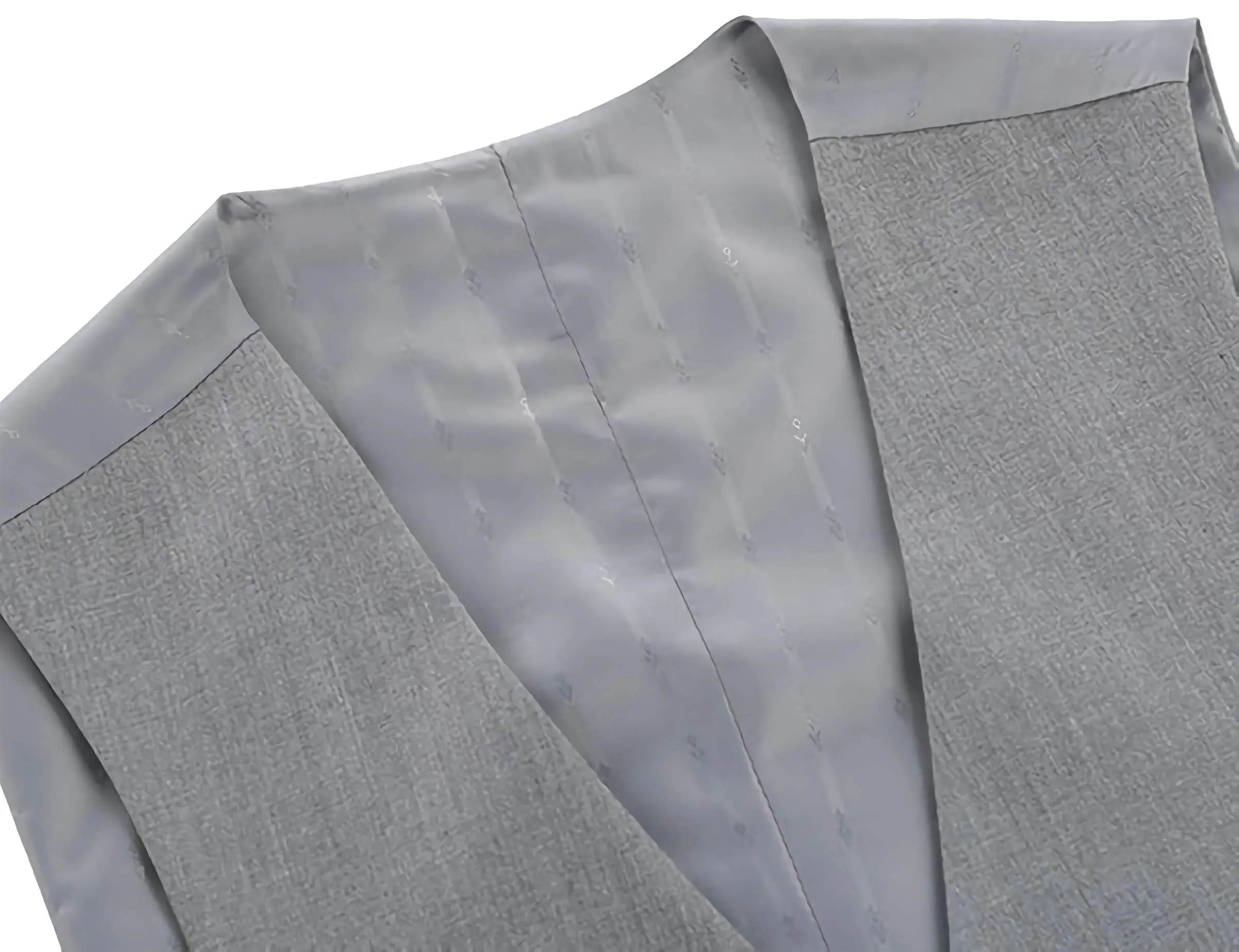 Vanderbilt Collection - Classic Dress Vest 5 Buttons Regular Fit In Gray